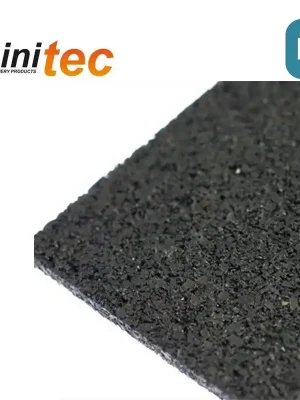 Zertifiziert - Semelle isophonique pour ballast épaisseur 6mm, 10 bandes de 600x19mm Minitec US58-6019-00