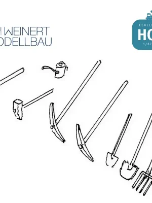 Günstig | Gleisbau-Werkzeuge Spur H0 Weinert 3223