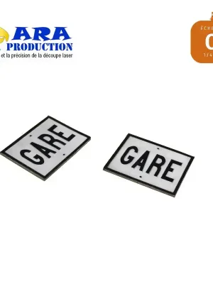 Bestseller - 2 plaques GARE [O]