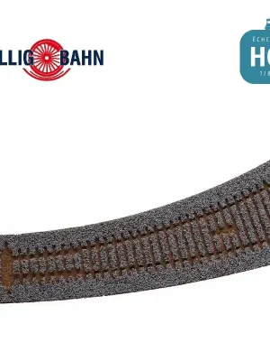 Gleisbettung Elitegleis hell (grau) für linke Innenbogenweiche 17° H0 Tillig 86574 | Jetzt sparen