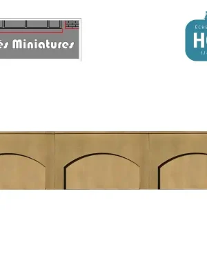 Murs de soutènement Echelle HO (3 arches) OA-020-HO | Preishit