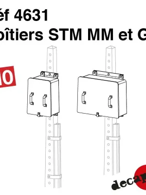 Expresslieferung | STM MM- und GM-Boxen H0 Decapod 4631