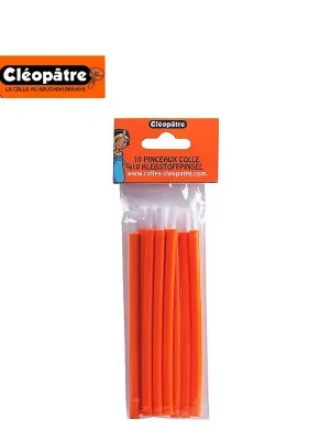 Beutel mit 10 Spezialpinseln für Klebstoff Cléopâtre | Vorteilspreis