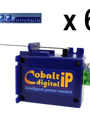 Beliebt | Moteur d‘aiguillage Cobalt iP Digital (6 pcs) DCCconcepts DCP-CB6DiP