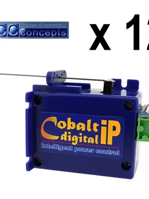 Reduziert - Moteur d‘aiguillage Cobalt iP Digital (12 pcs) DCCconcepts DCP-CB12DiP