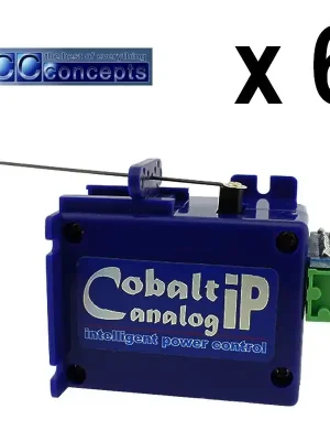 Sehr gefragt | Moteur d‘aiguillage Cobalt iP Analog (6 Pcs) DCCconcepts DCP-CB6iP