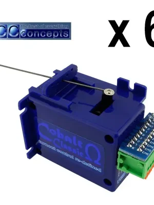 Moteur d‘aiguillage Cobalt Classic Omega Analogique (6 pcs) DCCconcepts DCP-CB6omega | Jetzt verfügbar