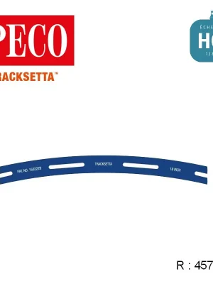 Abverkauf | Gabarit de voie flexible courbe 457 mm OO/HO Tracksetta OOT18