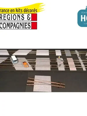 Jetzt sichern - 21 Gerade/schräge Planken HO Régions et Compagnies VOI021