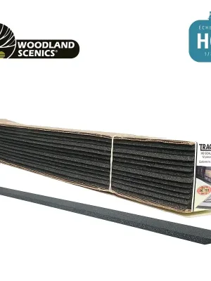 Rabatt | Semelle voie Track-Bed en bande 12 pcs HO Woodland Scenics ST1471