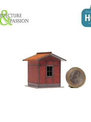 Guérite de voie type Est Gare de Veuxhaulles HO Architecture & Passion 871079 - Sonderpreis