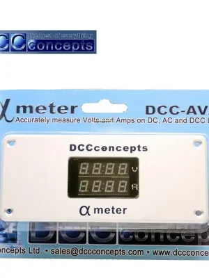 Multimètre Alpha Meter pour réseau analogique ou digital DCCconcepts DCC-AVA.1 - Herstellerpreis
