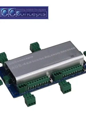 Décodeur DCC spécial moteur aiguillage à solénoïdes (x 4) DCCconcepts DCD-ADS-4sx - Nur noch wenige