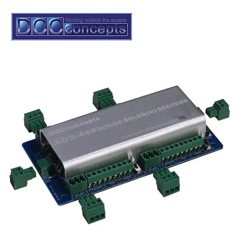 Décodeur DCC spécial moteur aiguillage à solénoïdes (x 4) DCCconcepts DCD-ADS-4sx - Nur noch wenige