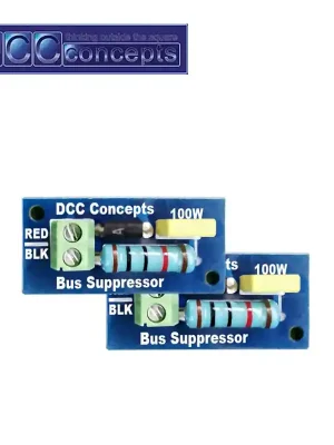 Spannungsspitzenunterdrücker und Terminator für digitale DCC-Stromversorgung DCCconcepts DCC-BSS.2 | Preishit