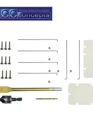 Cobalt-Weichenmotor-Montageschablone DCCconcepts DCW-TMP2 - Neu im Sortiment