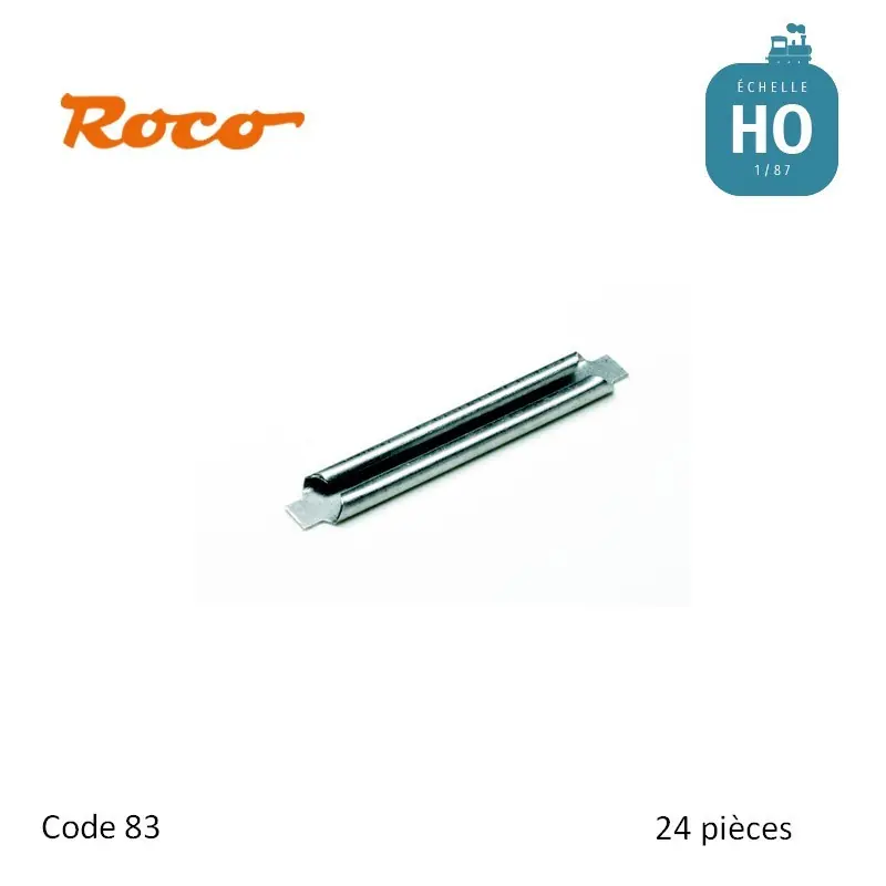 Eclisses pour voie Roco-Line/Geoline 24 pièces Code 83 HO Roco 42610 | Jetzt verfügbar