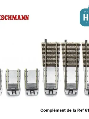 Extra sparen - Kit complémentaire pour plaque tournante Fleischmann HO 6152 Ref 6153