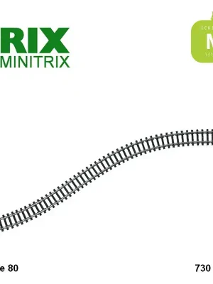 Flexibles Gleis 730 mm Code 80 N Minitrix 14901 | Super-Preis
