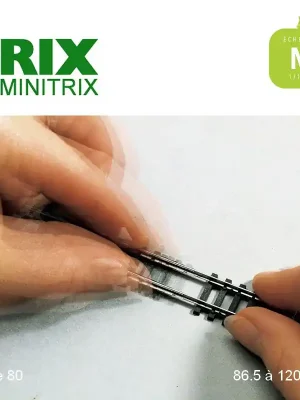 Direkt vom Hersteller | Rail compensateur Vario 86,5 à 120 mm N Minitrix 14975