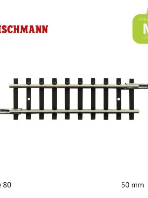 Heute bestellen | Rail de compensation droit N-Track L50mm Code 80 N Fleischmann 22205