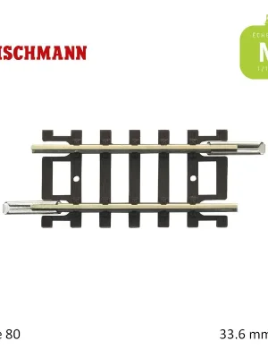 Einfach bestellen - Rail de compensation droit N-Track L33,6mm Code 80 N Fleischmann 22206