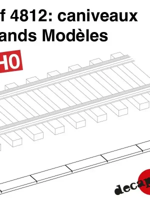 Caniveaux grands modèles HO Decapod 4812 - Vorteilspreis