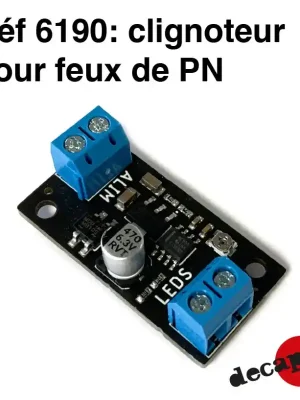 Clignoteur pour feux de PN Decapod 6190 - Bestseller