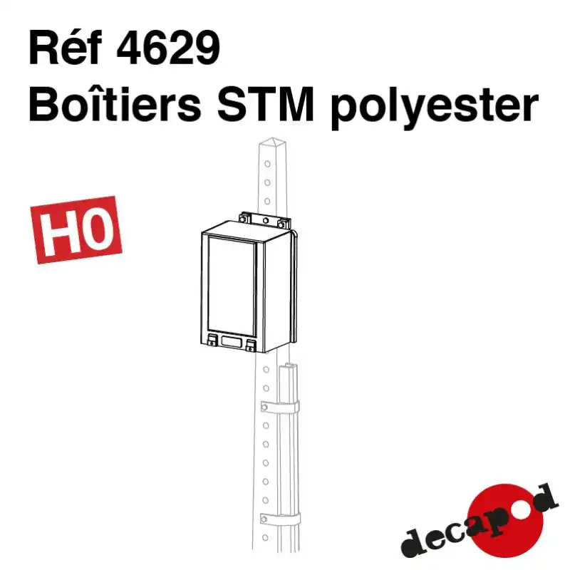 Boîtiers STM polyester (5 pcs) HO Decapod 4629 | Schnäppchen