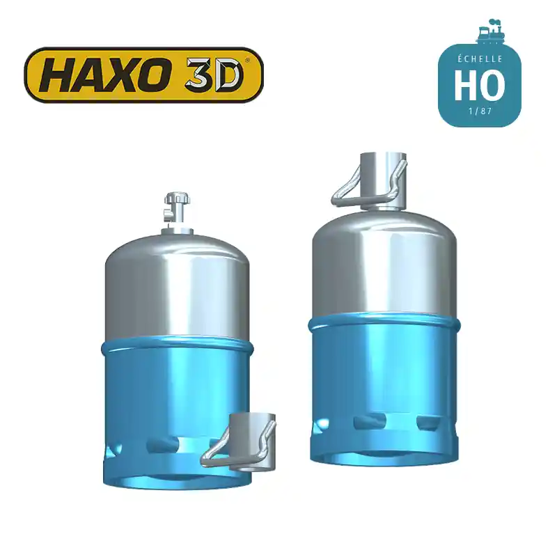 Bouteilles de gaz propane pour réchauffeur avec bouchon amovible 10 pcs HO Haxo 3D 345111 - Neu im Shop