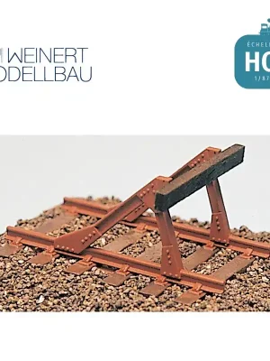 Bestellbar | Heurtoir métallique en laiton moulé Ep II à V HO Weinert 3208