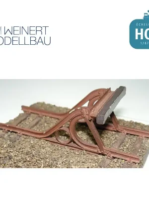 Heurtoir métallique en laiton moulé HO Weinert 3355 - Sehr beliebt
