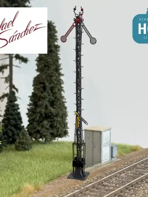 Schnäppchen - Sémaphore Lartigue double 12 mt Nord Epoque III HO Rafael Sanchez FR2412