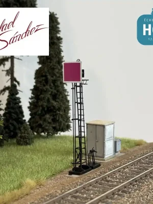 Signal mécanique Carré violet sur mât échelle PLM HO Rafael Sanchez FR5233 - Neu verfügbar