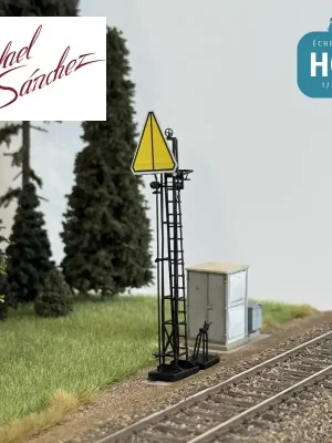 Begrenztes Angebot | Signal mécanique Rappel de Ralentissement sur mât échelle PLM HO Rafael Sanchez FR5253