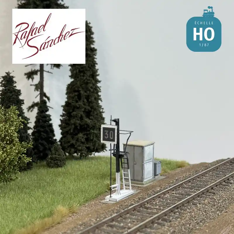 Abverkauf - Signal TIV SNCF unifié panneau 30 HO Rafael Sanchez FR0541