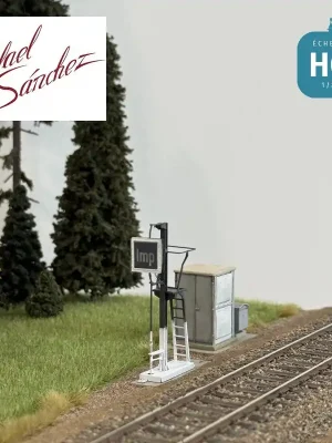 Reduziert | Signal TIV SNCF unifié panneau IMP "Impasse" HO Rafael Sanchez FR0543