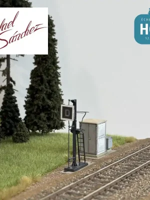 Sicher bezahlen | Signal TIV SNCF unifié panneau D "Dépôt" HO Rafael Sanchez FR0546