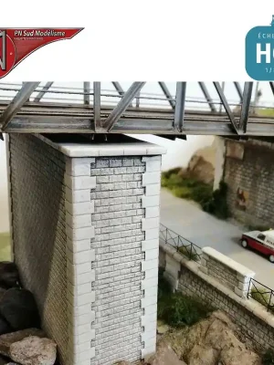 Brückenpfeiler zweigleisig H0 PN Sud modélisme 87137 | Top-Deal