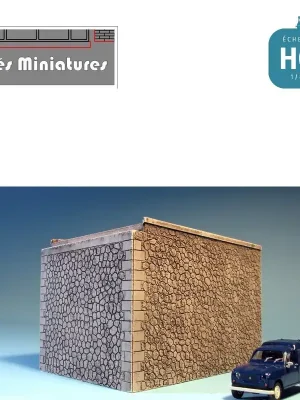 Culée de pont pierres hexagonales échelle HO Cités Miniatures OA-010-C2-HO | Nur heute