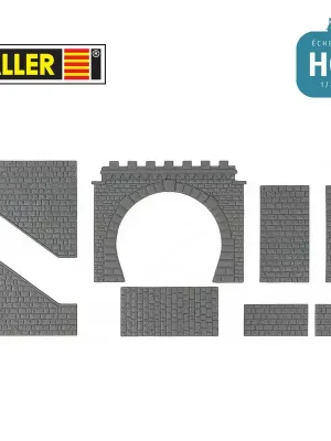 Super-Preis | Entrée de tunnel pierre de taille 2 voies pour loco électrique HO Faller 120578