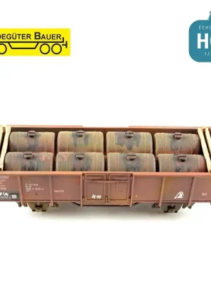 Ausrangierte Industriekessel H0 Ladegüter Bauer H01028 - Topseller