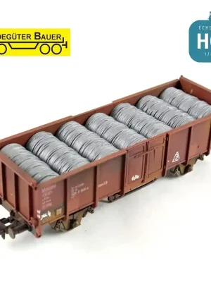 Kundenfavorit - Drahtringe für E-Wagen H0 Ladegüter Bauer H01038