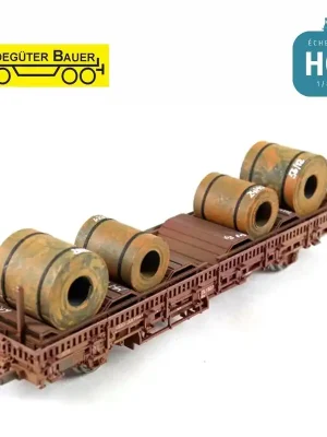 Weißblechspulen, 4 Stück H0 Ladegüter Bauer H01081 - Premium