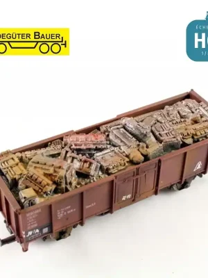 Neu eingetroffen - Motorschrott für Achslastwagen H0 Ladegüter Bauer H01089