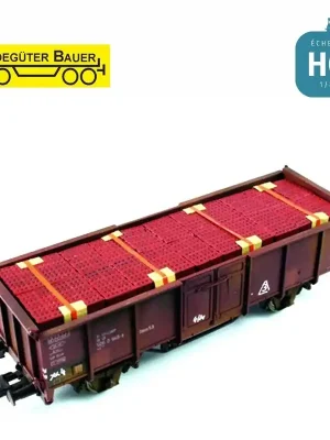 Schneller Versand - Ziegel, klein für Achslastwagen H0 Ladegüter Bauer H01180