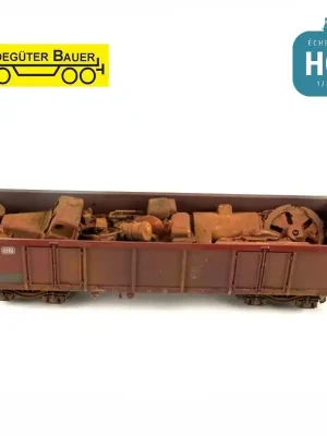 Mischschrott für Eaos-Drehgestellwagen H0 Ladegüter Bauer H01221 | Qualitätsprodukt