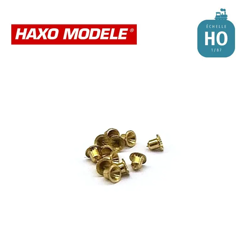 Zertifiziert | Pivot de roulement en laiton 100 pcs HO Haxo Modèle HM44112/C
