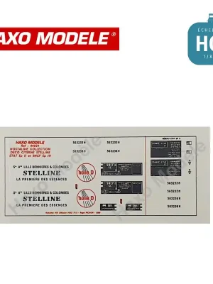 Direkt vom Hersteller - Déco citerne "STELLINE" réseau Etat Ep II et SNCF Ep III HO Haxo Modèle HM44021