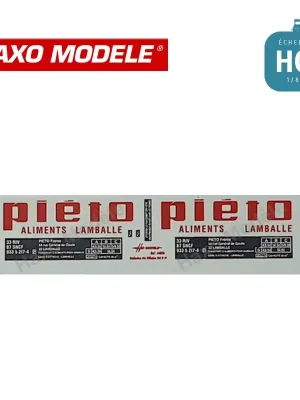Schnelle Lieferung | Déco céréalier "PIETO" wagon SNCF Ep IV HO Haxo Modèle HM44036
